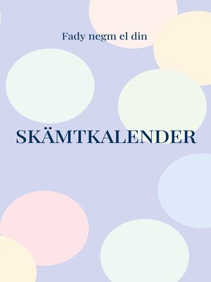 cover image of Skämtkalender